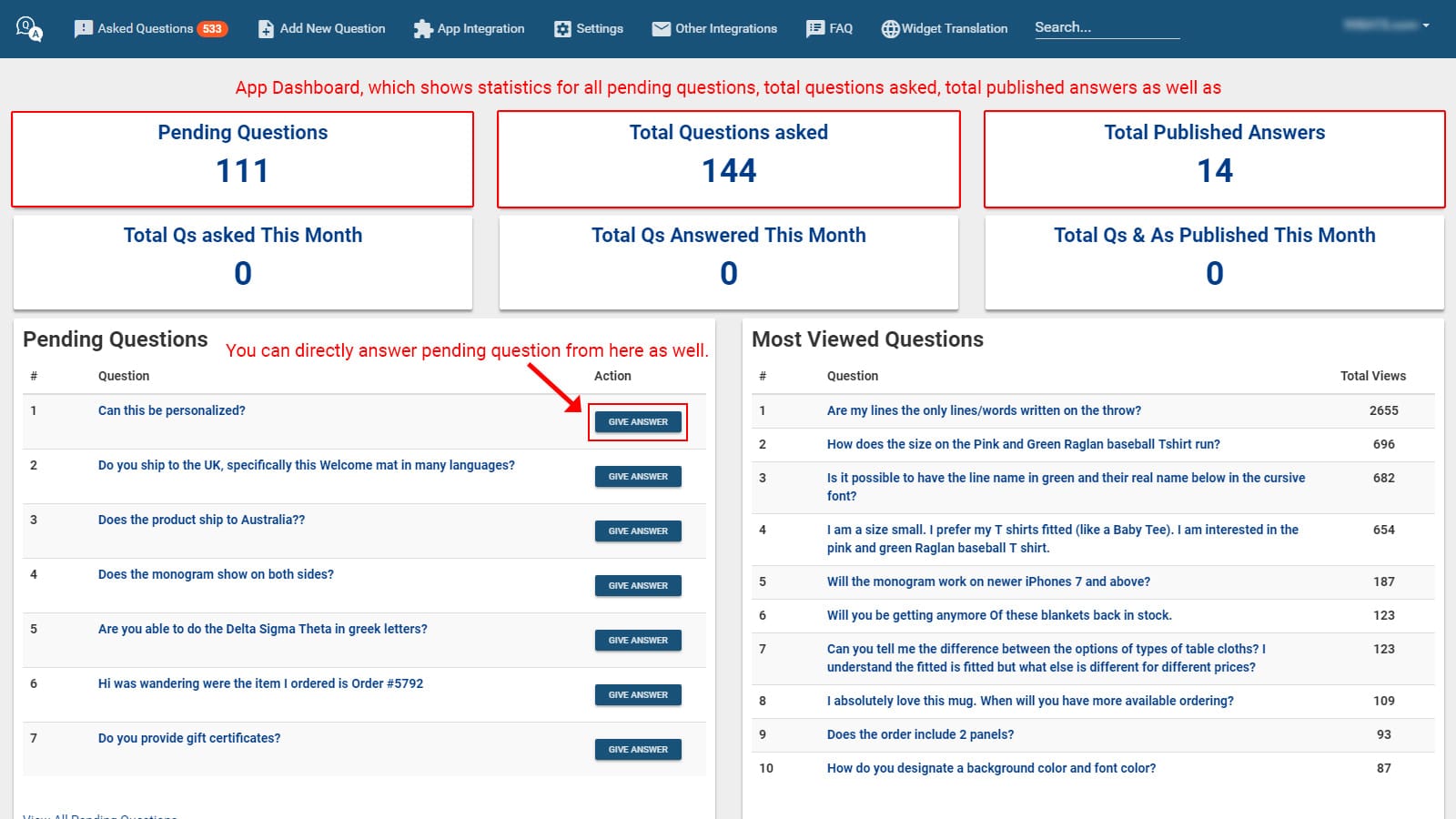 Product Questions and Answers